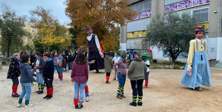 Els alumnes durant el procés de creació de 'Fúria' | Cedida