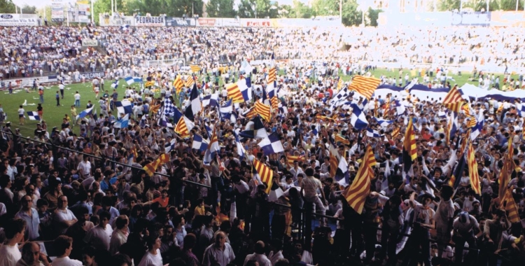 Celebració a l'estadi el maig de 1986 | CES Història