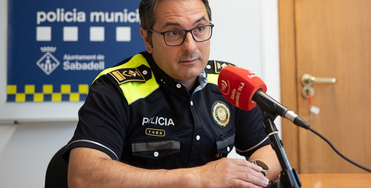 L'intendent Daniel Corral a RàdioSabadell | Roger Benet