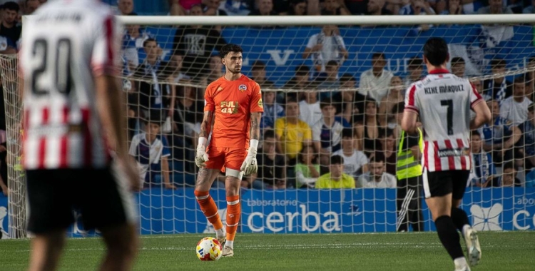 Diego Fuoli durant la tornada de la final contra el Zamora | Roger Benet