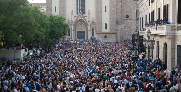 Imatge de la celebració de dissabte a la plaça Sant Roc | Roger Benet