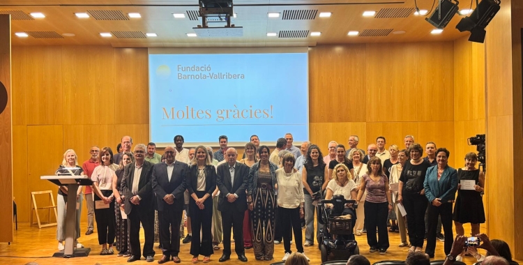 Representants de les 40 entitats beneficiàries | Anna clarà