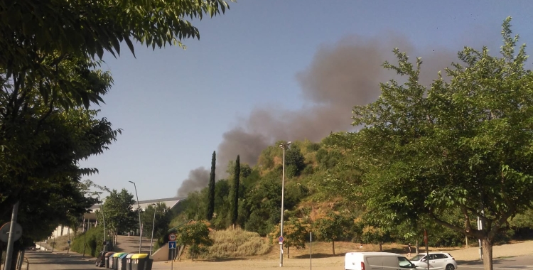 Foc a la carretera B-140