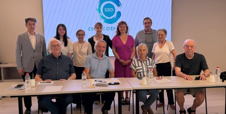 Els representants del Cercle d'entitats 