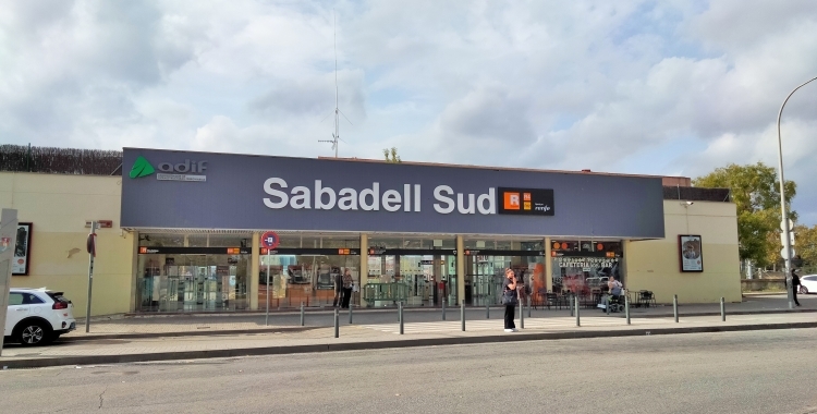 L'estació de Sabadell Sud | Arxiu