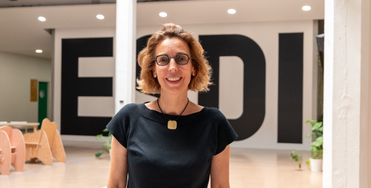 Àngels Chacón a l'ESDI | Cedida
