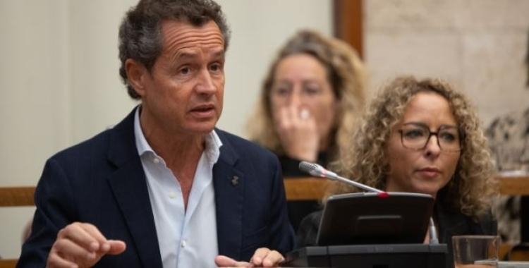Lluís Matas i Katia Botta en un ple