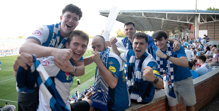 Seguidors a Gol Nord abans del Sabadell-Zamora | Roger Benet