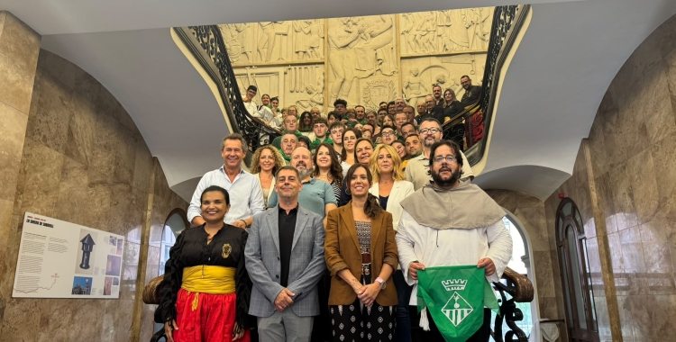Acte de benvinguda a l'Ajuntament de Sabadell
