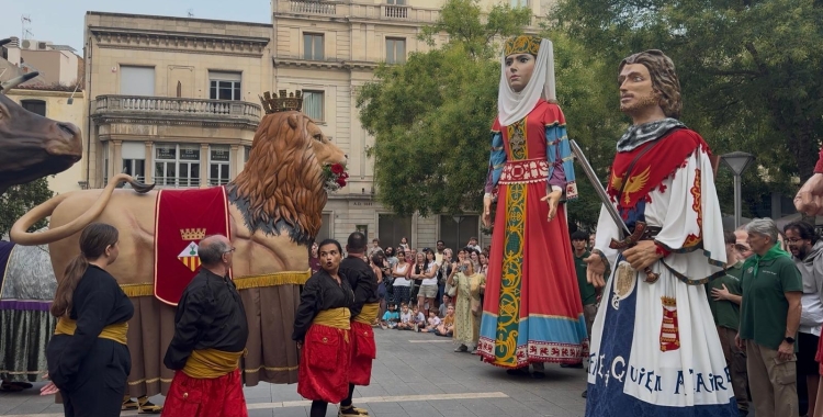 El Lleó de Sabadell amb els gegants de Zamora | Anna Clarà