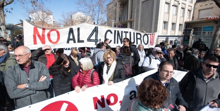 Protesta de la Plataforma contra el Quart Cinturó | Roger Benet