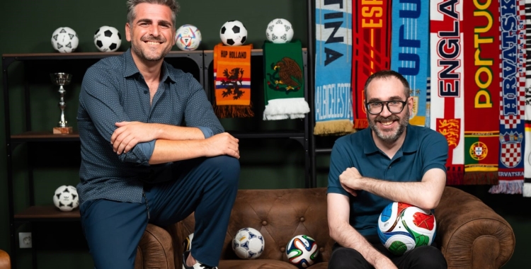 Jose Sanchis i Axel Torres durant l'últim Mundial | DAZN