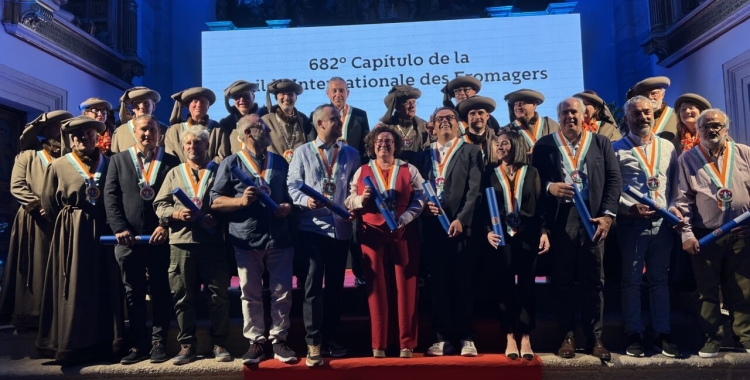 Marta Medrán (part inferior dreta) reconeguda per la Guilde Internationale des Fromagers | Organització