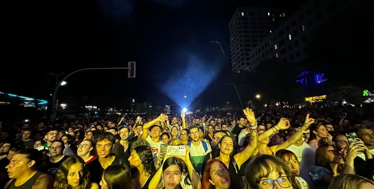 Públic als concerts de l'Eix Macià 