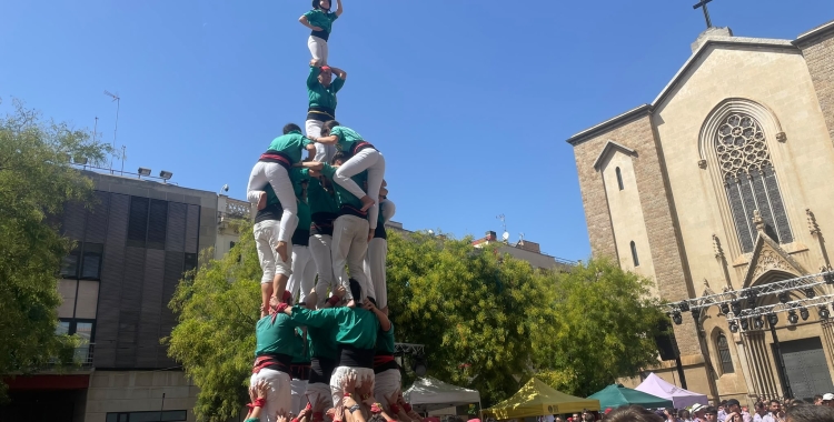 Saballuts durant la Diada Castellera de Festa Major 2026 | Pol Peiró