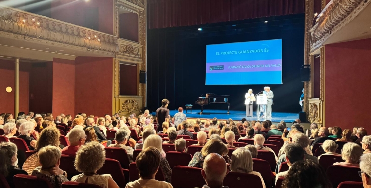 Acte del reconeixement al Teatre Principal | Anna Clarà