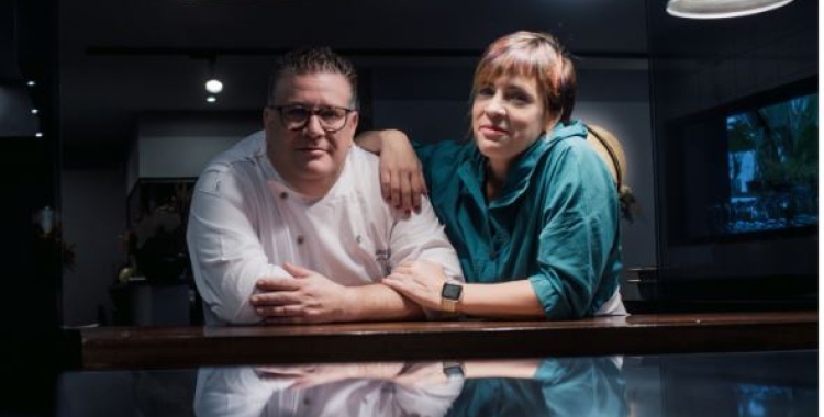 El xef Victor Quintillà i la sommelier Mar Gómez