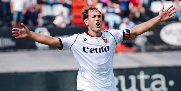 Hernández és el màxim golejador del Ceuta en el que portem de temporada | AD Ceuta
