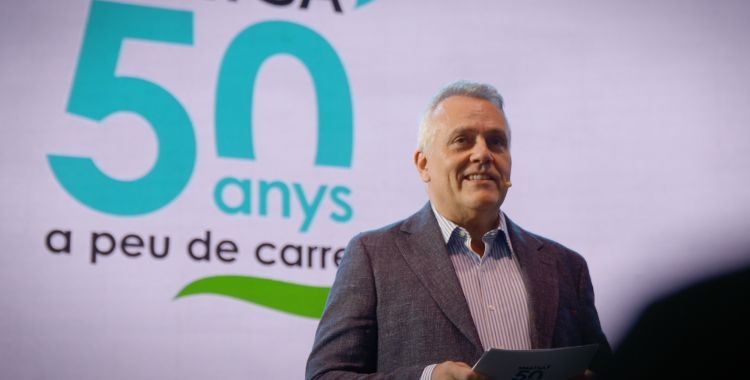 Eugenio Díaz en l'acte del 50è aniversari | Cedida