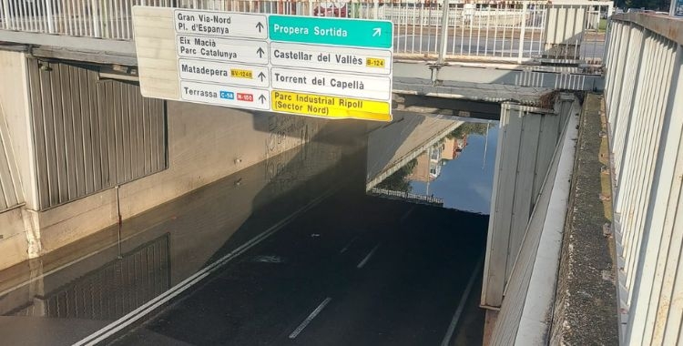 Pont de la Gran Via tancat | Núria Garcia