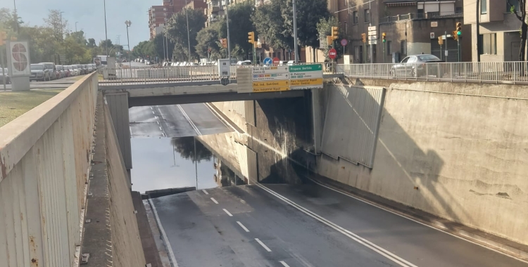 Gran Via inundada