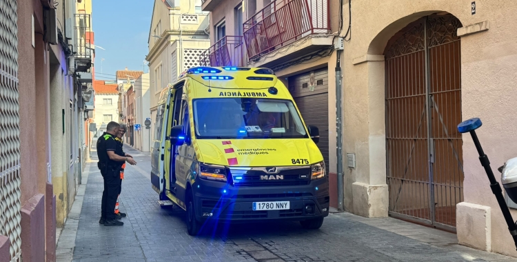 L'ambulància en el moment de l'accident | Anna Clarà