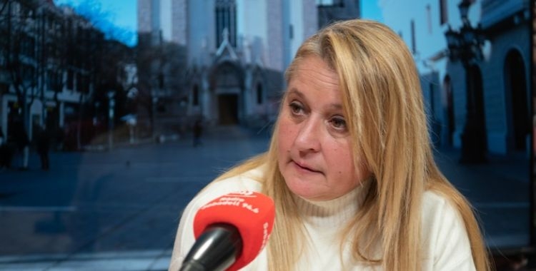 Núria Acacio en una entrevista a RàdioSabadell | Arxiu