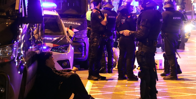 Una de les detencions a Barcelona | ACN