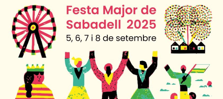 Cartell de la Festa Major de Sabadell 2025