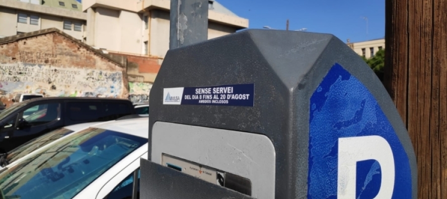 La Zona Blava serà gratuïta a Sabadell dues setmanes aquest agost