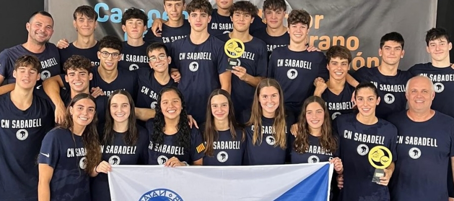 Club Natació Sabadell campió d'Espanya júnior