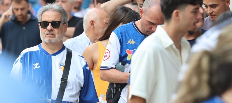 Afició arlequinada Sabadell