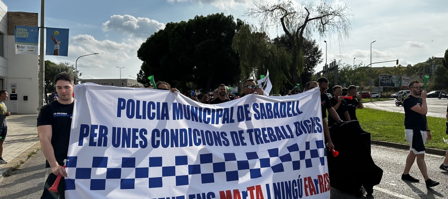 La manifestació d’aquesta tarda
