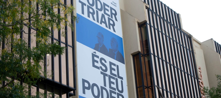 Cartell publicitari del Banc Sabadell