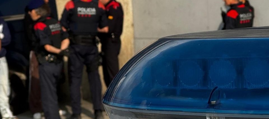 Mossos desplegats pel dispositiu 'Kanpai' | Cedida