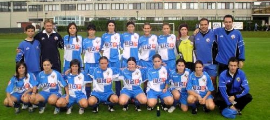 Plantilla arlequinada a la tercera jornada d'aquella lliga a Lezama | Cedida