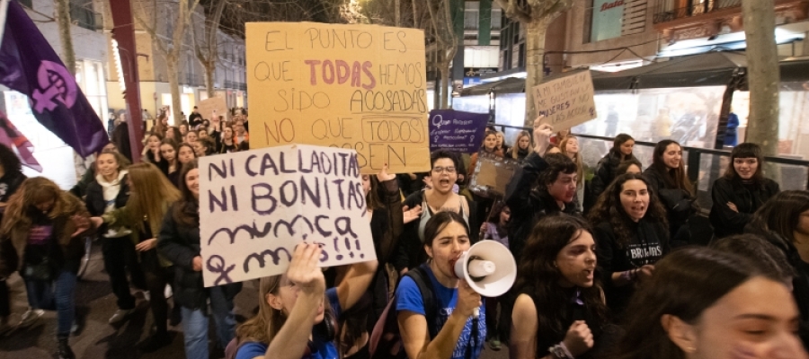 Imatge d'una manifestació feminista | Arxiu