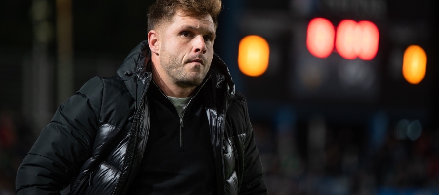 Ferran Costa dirigint l'últim partit a la Nova Creu Alta | Roger Benet