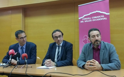 Rull i els presidents dels consells comarcals vallesans/ Karen Madrid