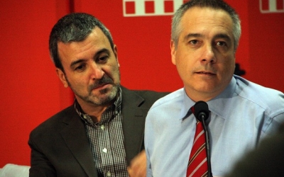 Collboni (esquerra) i Navarro | @ACN