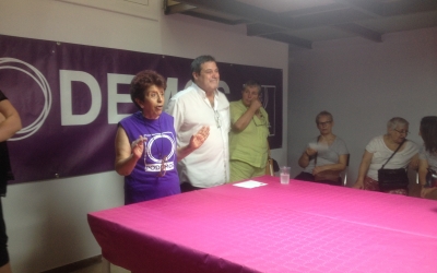Presentació de la nova seu de Podem. Foto: Ràdio Sabadell