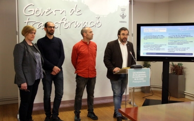 Marisol Martínez, Maties Serracant, Joan Berlanga i Juli Fernández, març 2016. Foto: ACN