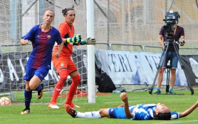 Mariajo Pons, en una acció de la final de la Copa Catalunya | FCF