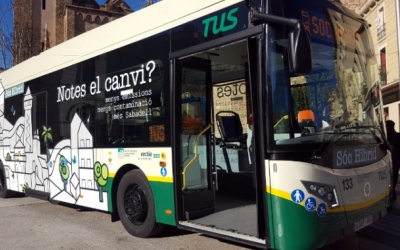 El bus híbrid de la TUS 