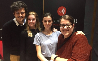 Jordi Ramoneda, Mireia Òrrit, Clara Mingueza i Sílvia Navarro. Foto: Raquel Garcia