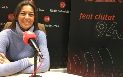 Concepció Veray, número 9 de la llista del PP, ha passat pels estudis de Ràdio Sabadell. 