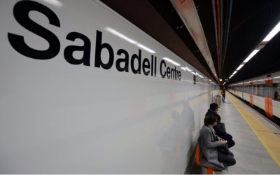 Imatge de les andanes de la nova estació Sabadell Centre | Roger Benet