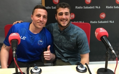 Rich Antzack i Josu Quintana, als estudis de Ràdio Sabadell | Marc Pijuan