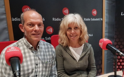 Garcia i Coret, als estudis de Ràdio Sabadell/ Raquel Garcia
