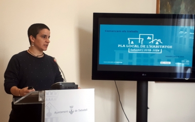 Glòria Rubio ha presentat avui les línies principals del Pla Local de l'Habitatge/ Karen Madrid
